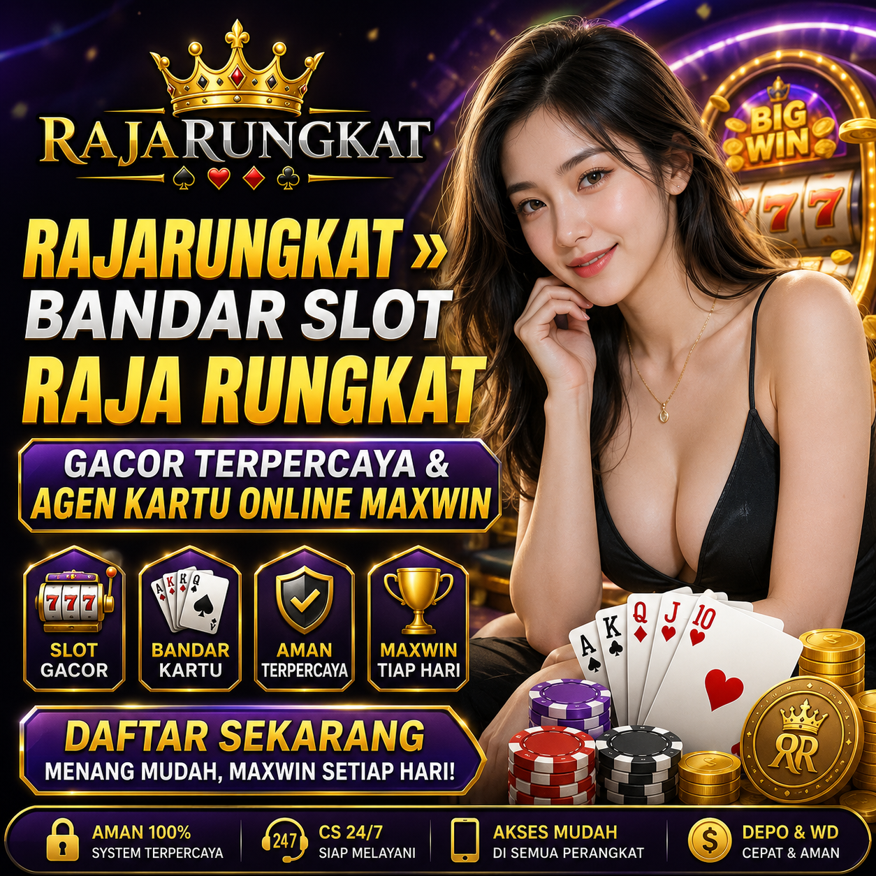 RAJARUNGKAT » Bandar Slot RAJA RUNGKAT Gacor Terpercaya & Agen Kartu Online Maxwin
